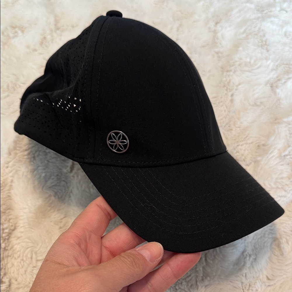 Black Perforated Cap